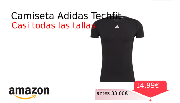 Camiseta Adidas Techfit