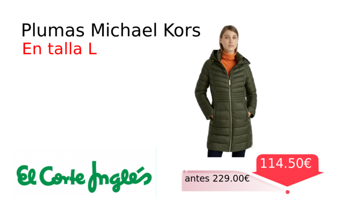 Plumas Michael Kors