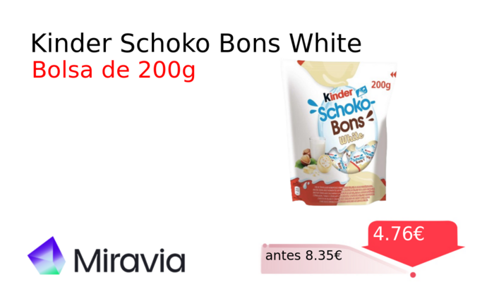 Kinder Schoko Bons White