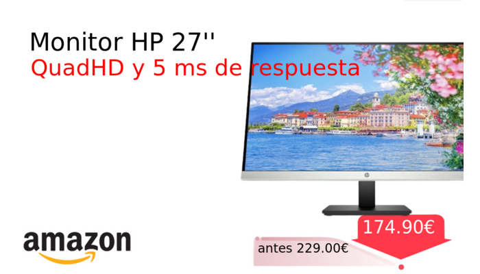 Monitor HP 27''