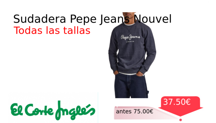 Sudadera Pepe Jeans Nouvel