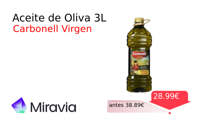 Aceite de Oliva 3L