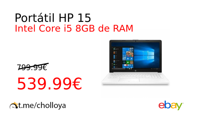 Portátil HP 15