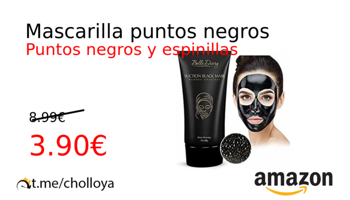 Mascarilla puntos negros