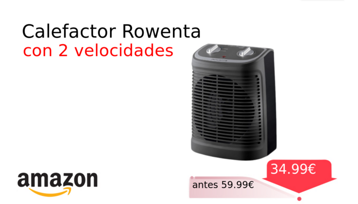 Calefactor Rowenta