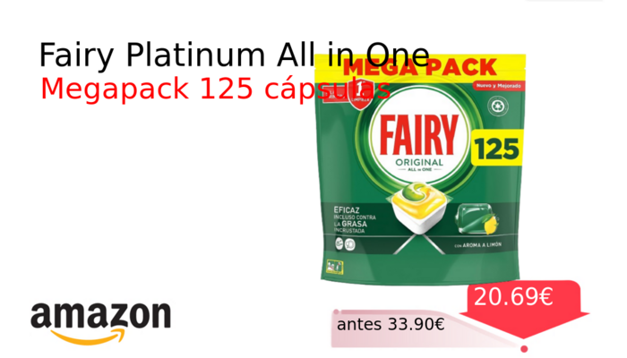 Fairy Platinum All in One