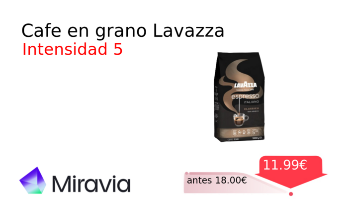 Cafe en grano Lavazza