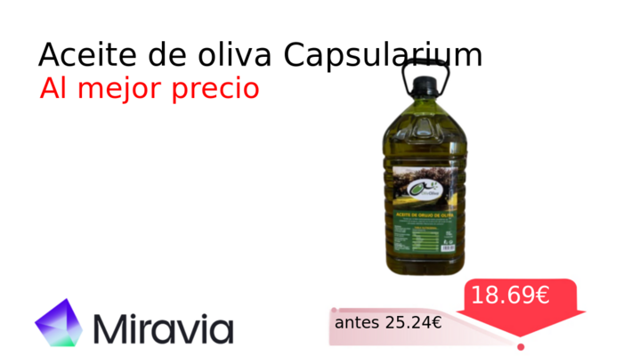 Aceite de oliva Capsularium