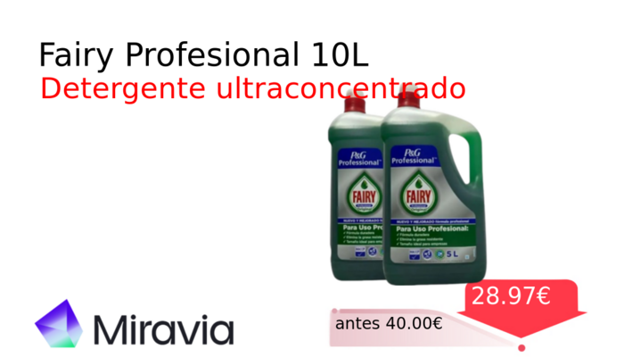 Fairy Profesional 10L