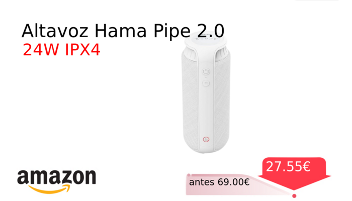 Altavoz Hama Pipe 2.0