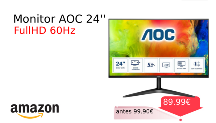 Monitor AOC 24''