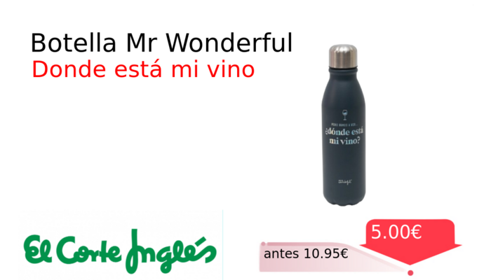 Botella Mr Wonderful
