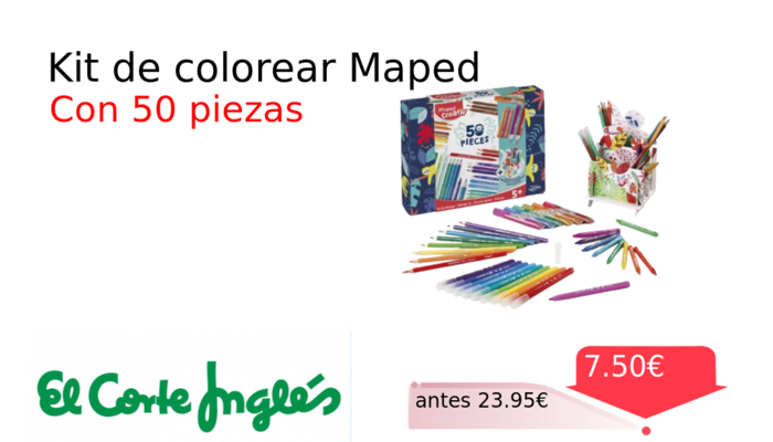 Kit de colorear Maped