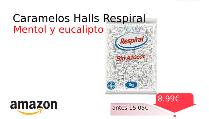 Caramelos Halls Respiral