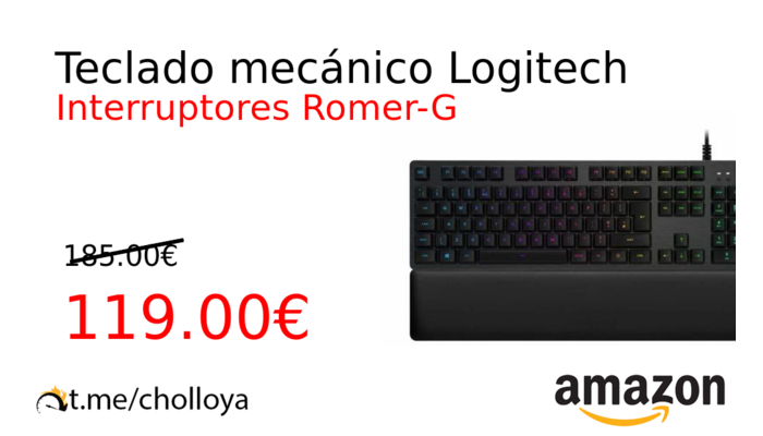 Teclado mecánico Logitech