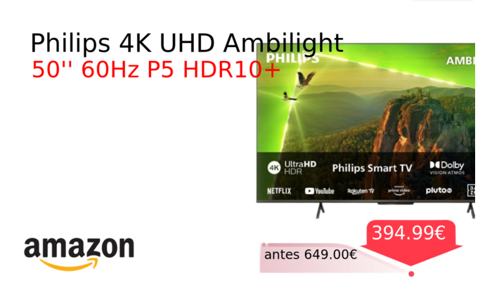 Philips 4K UHD Ambilight 