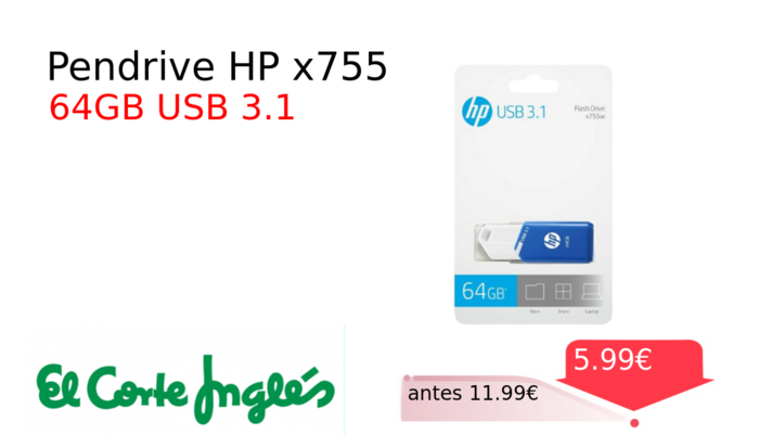 Pendrive HP x755