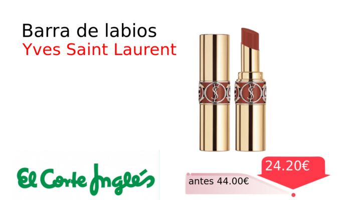 Barra de labios 