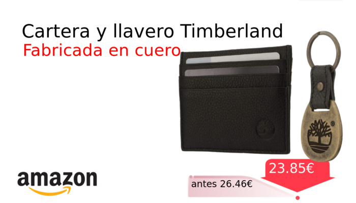 Cartera y llavero Timberland