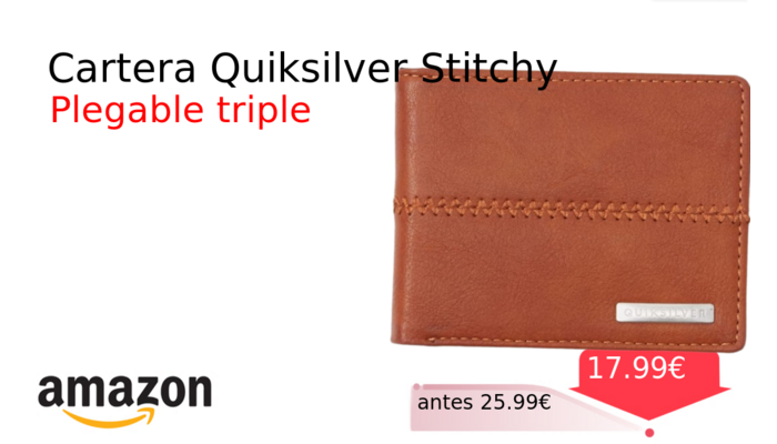 Cartera Quiksilver Stitchy