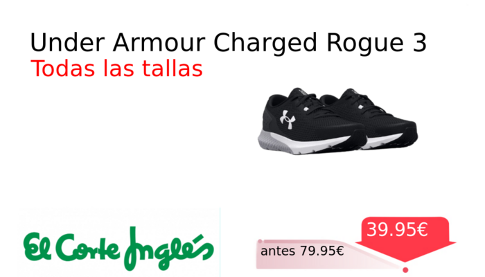 Under Armour Charged Rogue 3