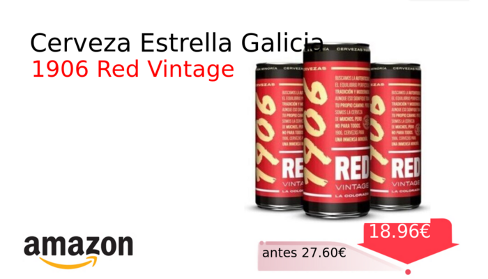 Cerveza Estrella Galicia