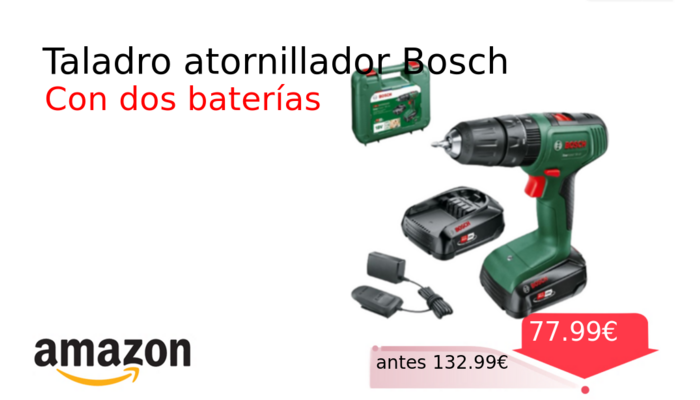 Taladro atornillador Bosch