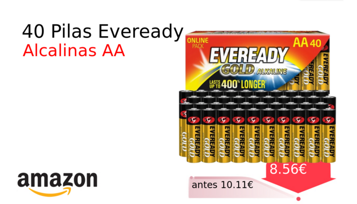 40 Pilas Eveready