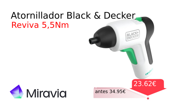 Atornillador Black & Decker