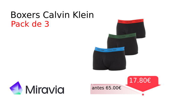 Boxers Calvin Klein