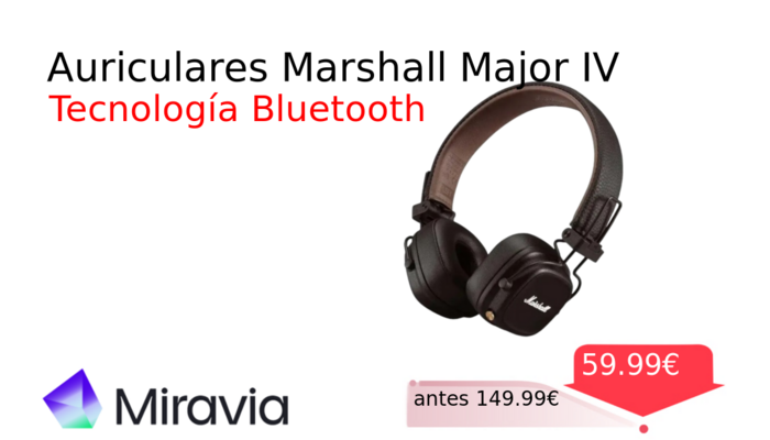 Auriculares Marshall Major IV