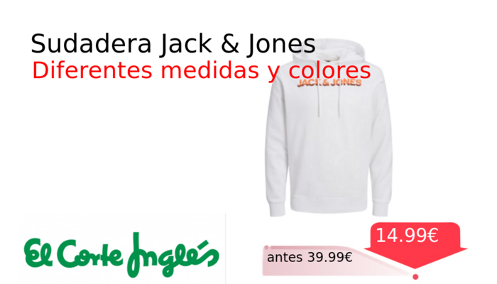 Sudadera Jack & Jones