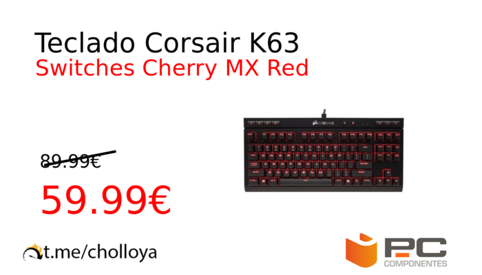 Teclado Corsair K63