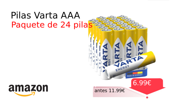 Pilas Varta AAA