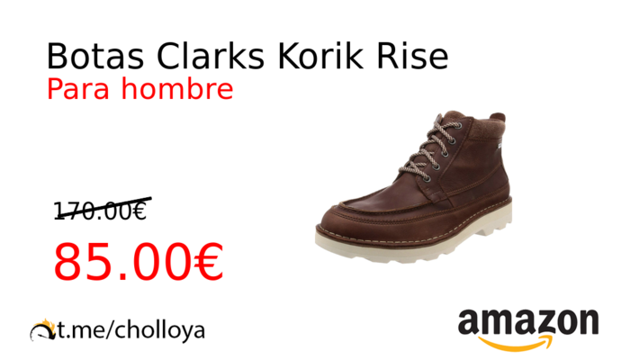 Botas Clarks Korik Rise