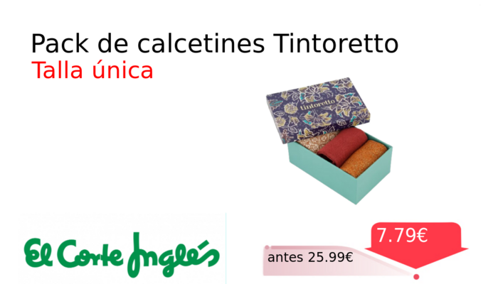 Pack de calcetines Tintoretto