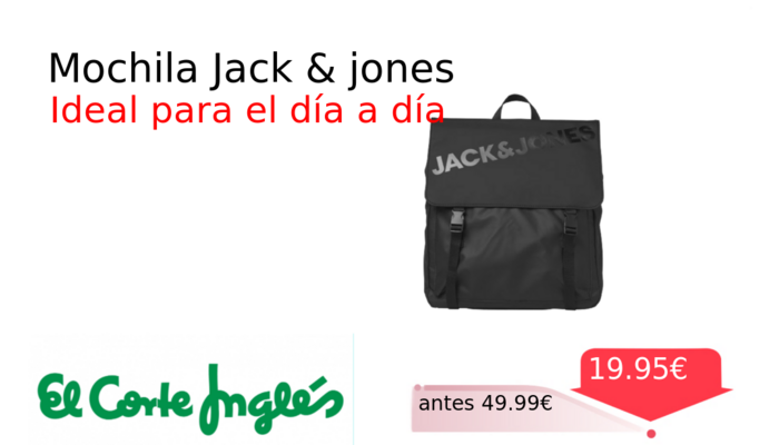 Mochila Jack & jones