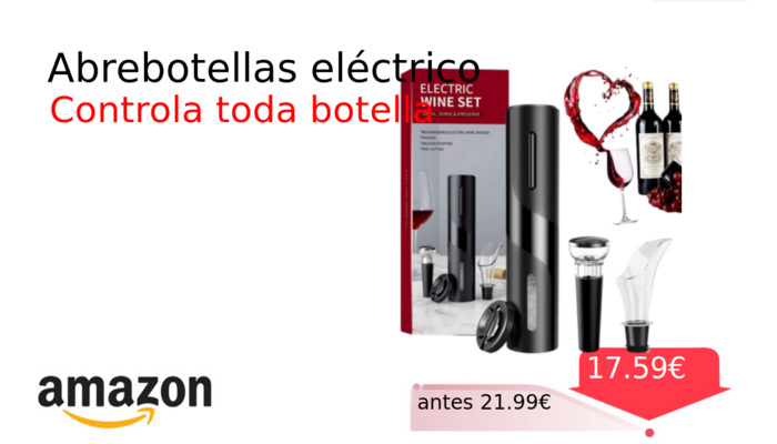 Abrebotellas eléctrico