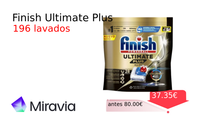 Finish Ultimate Plus