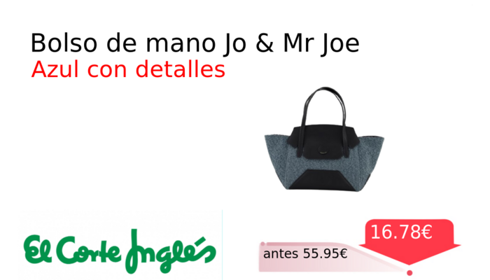 Bolso de mano Jo & Mr Joe