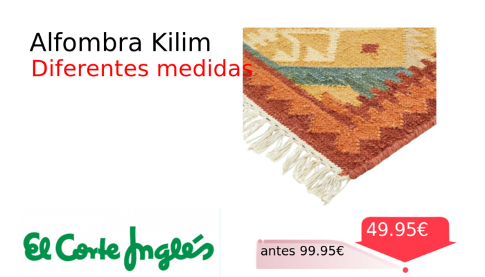 Alfombra Kilim