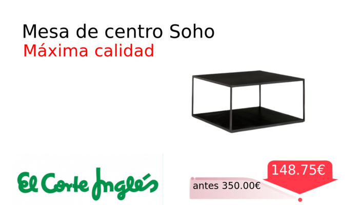 Mesa de centro Soho