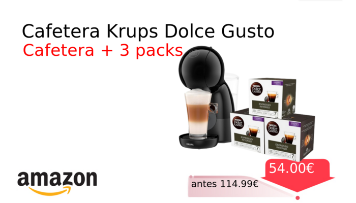 Cafetera Krups Dolce Gusto