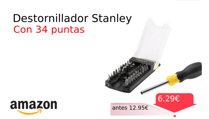 Destornillador Stanley