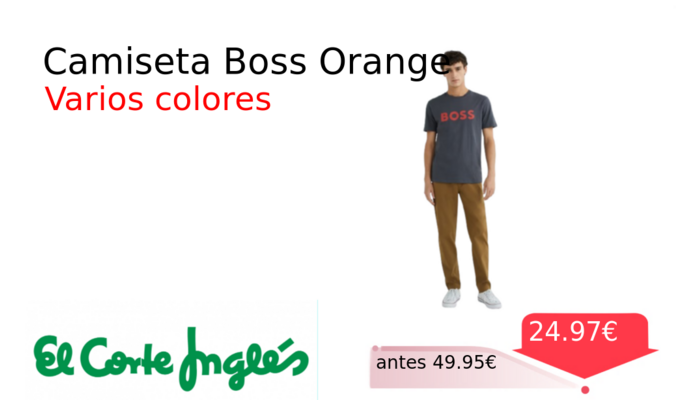 Camiseta Boss Orange