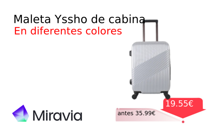 Maleta Yssho de cabina