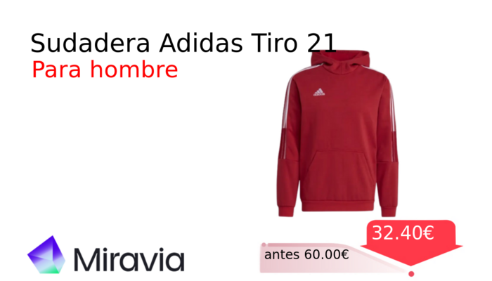 Sudadera Adidas Tiro 21