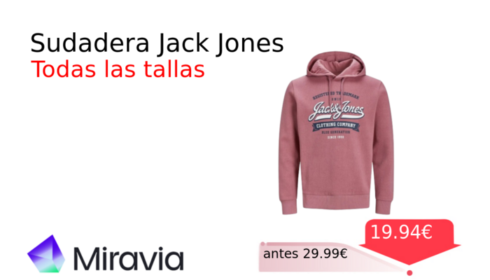 Sudadera Jack Jones