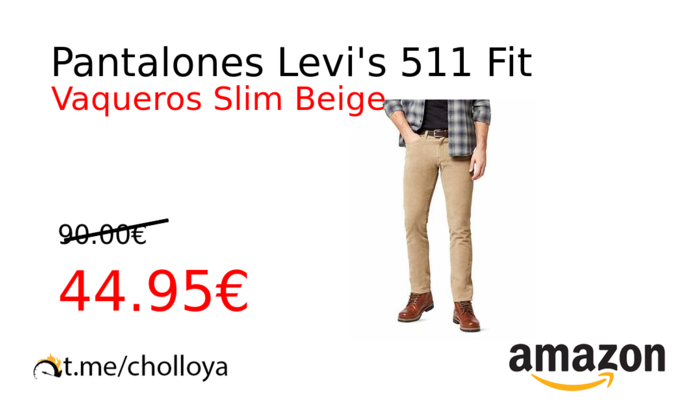 Pantalones Levi's 511 Fit