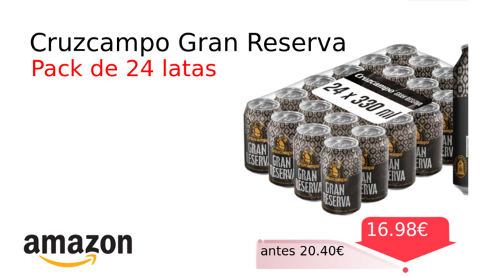 Cruzcampo Gran Reserva